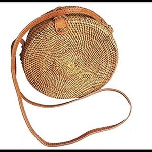 Perfect Condition Straw Shoulder/Crossbody Bag